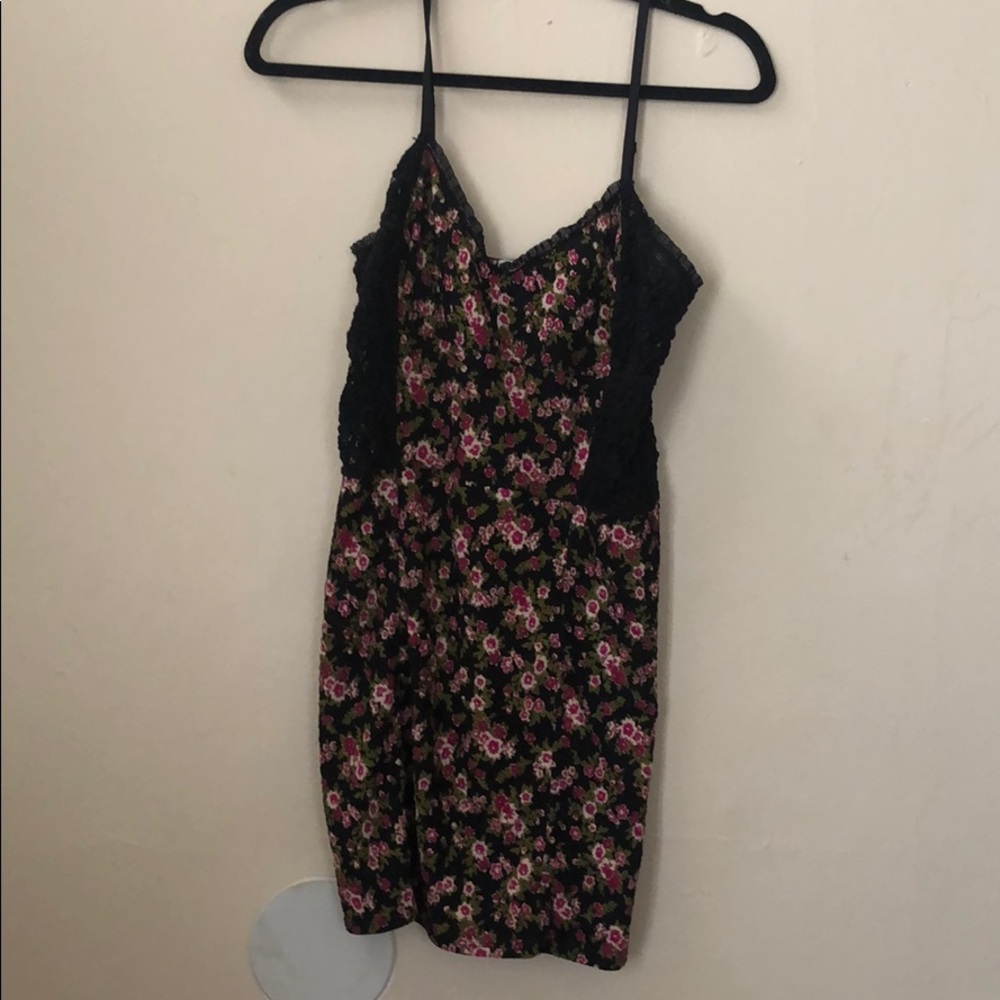 Free People Intimately Floral Black Lace Dress - Picture 4 of 8